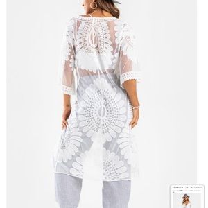 White Lace Kimono